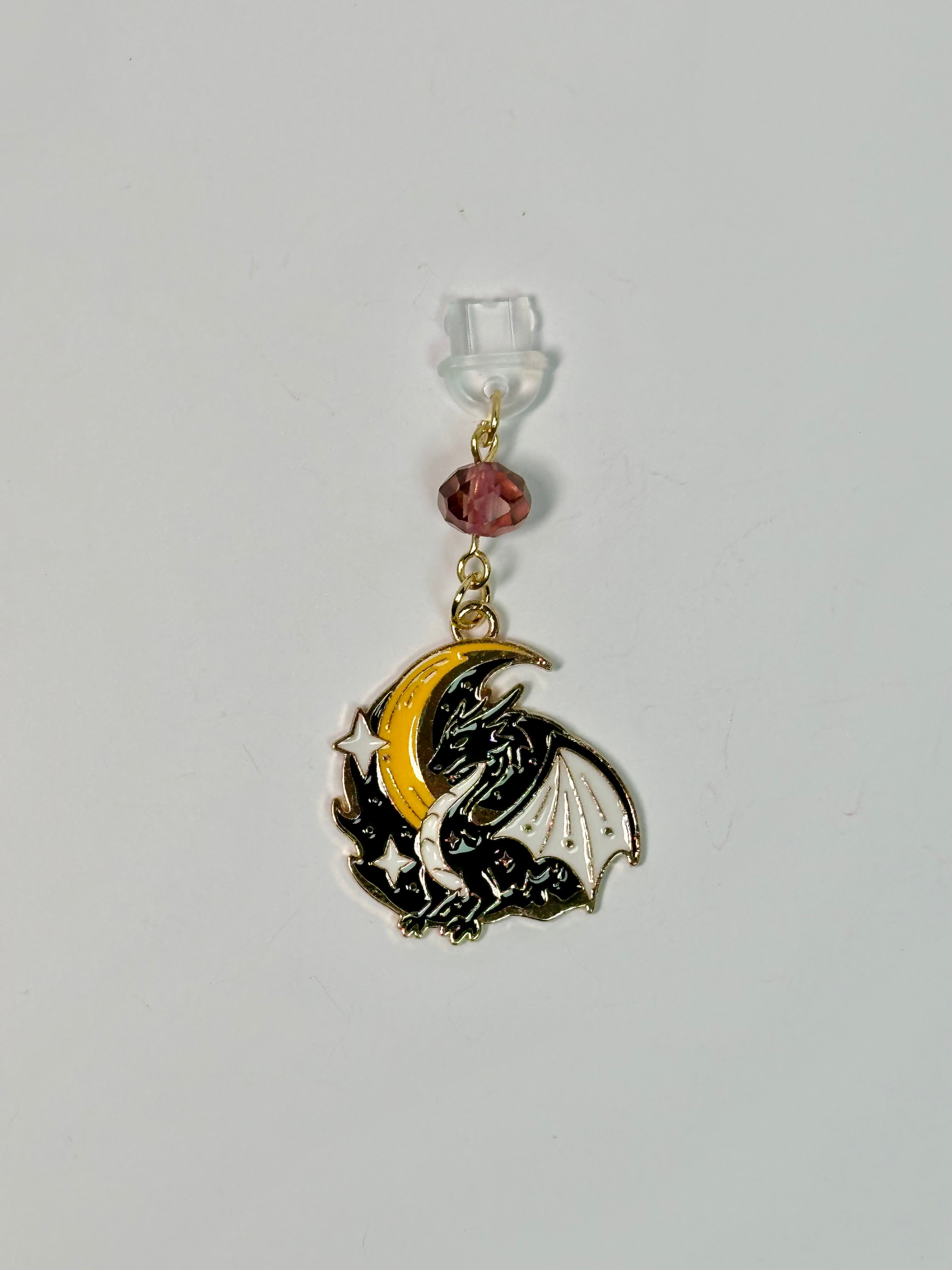 blood jewel dragon mini charm