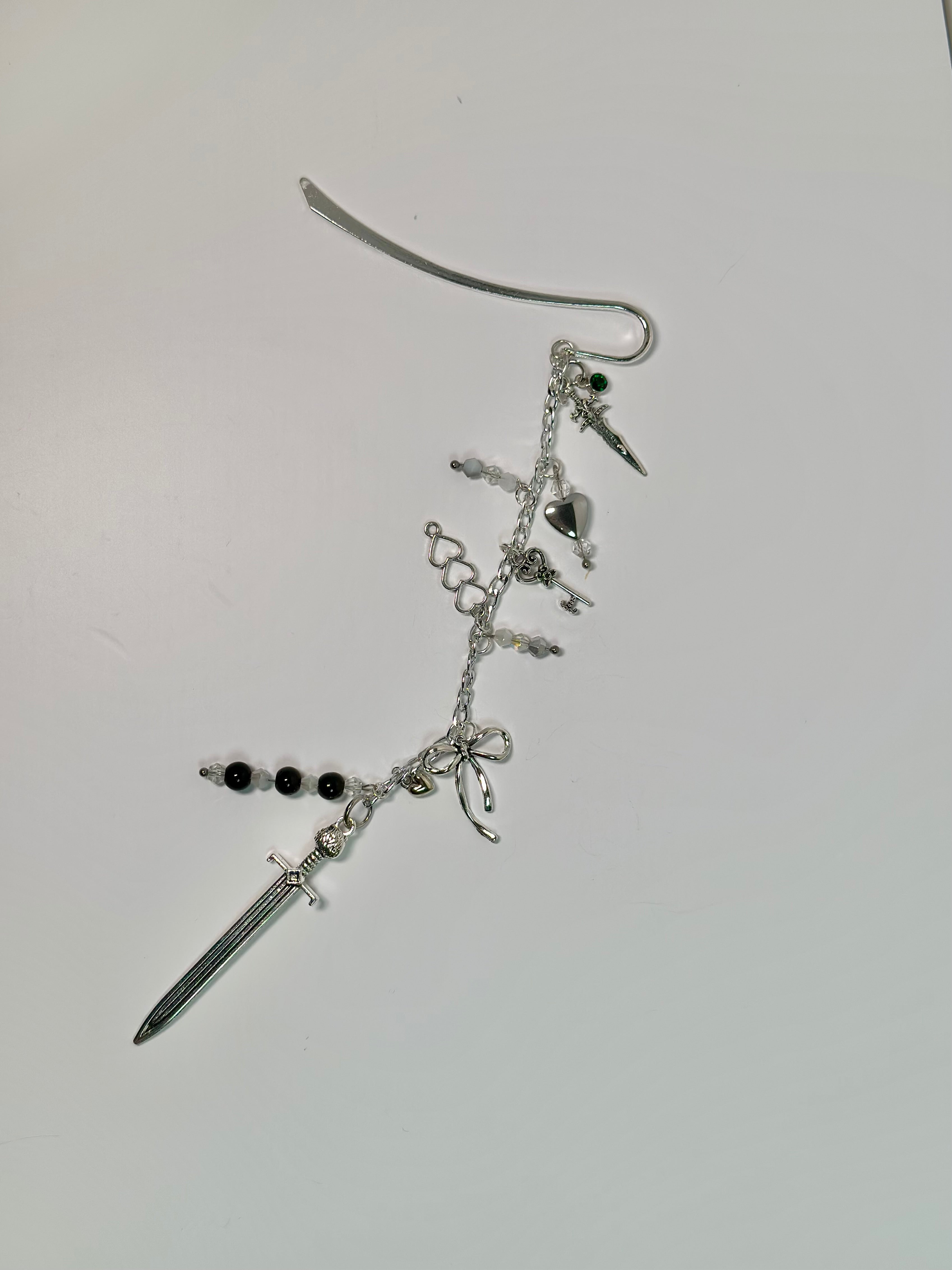 moonlight oat bookmark charm