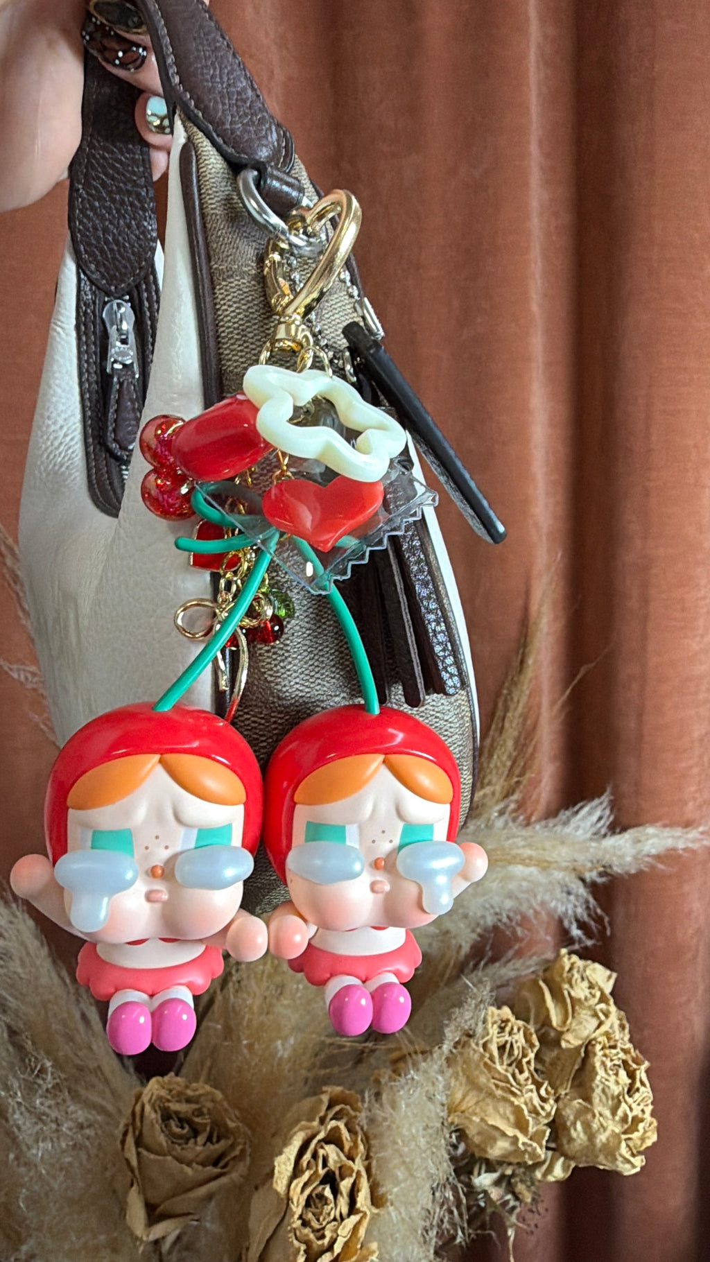 love you cherry much cry baby crying for love charm