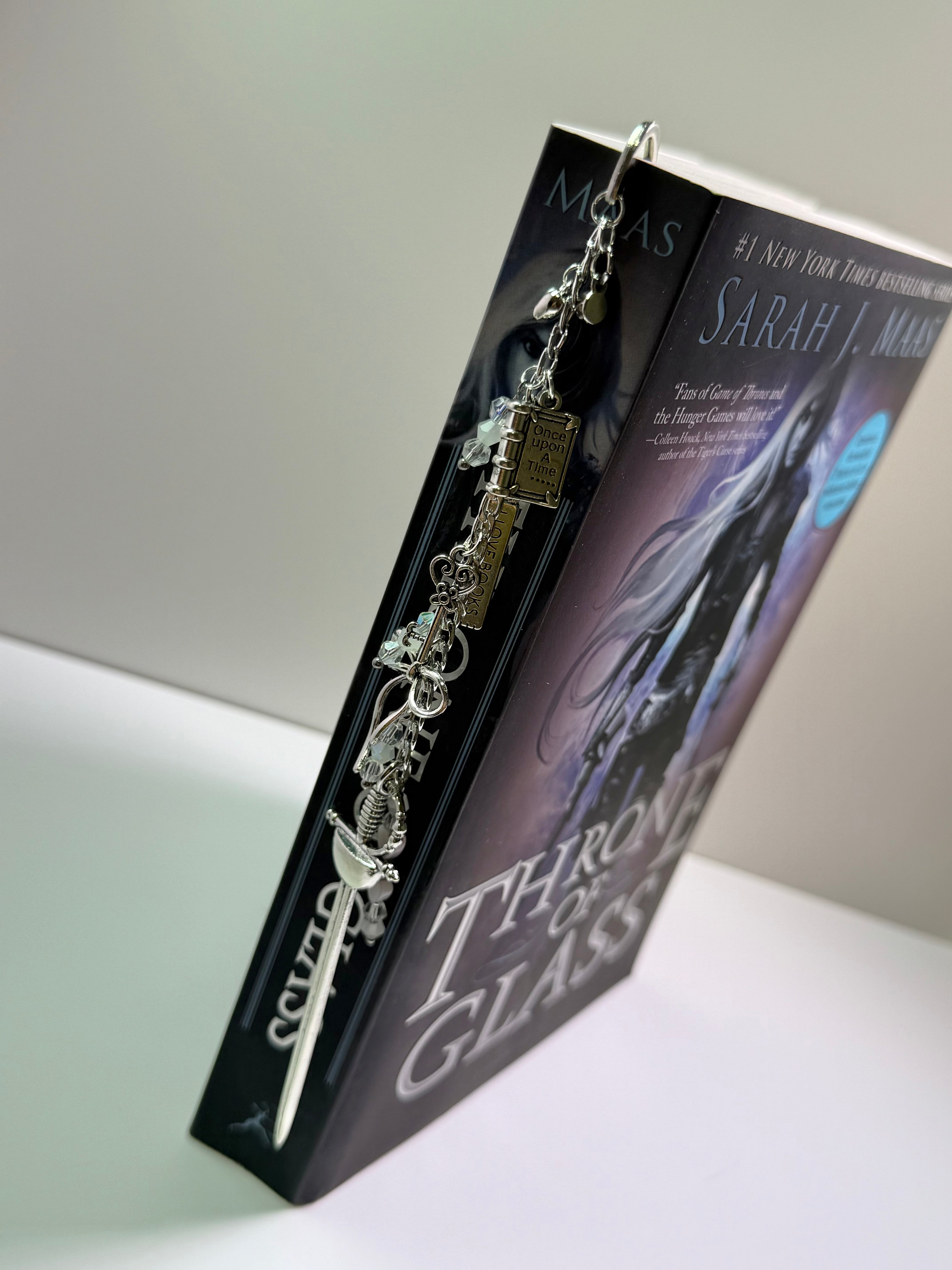 storyteller’s bookmark charm