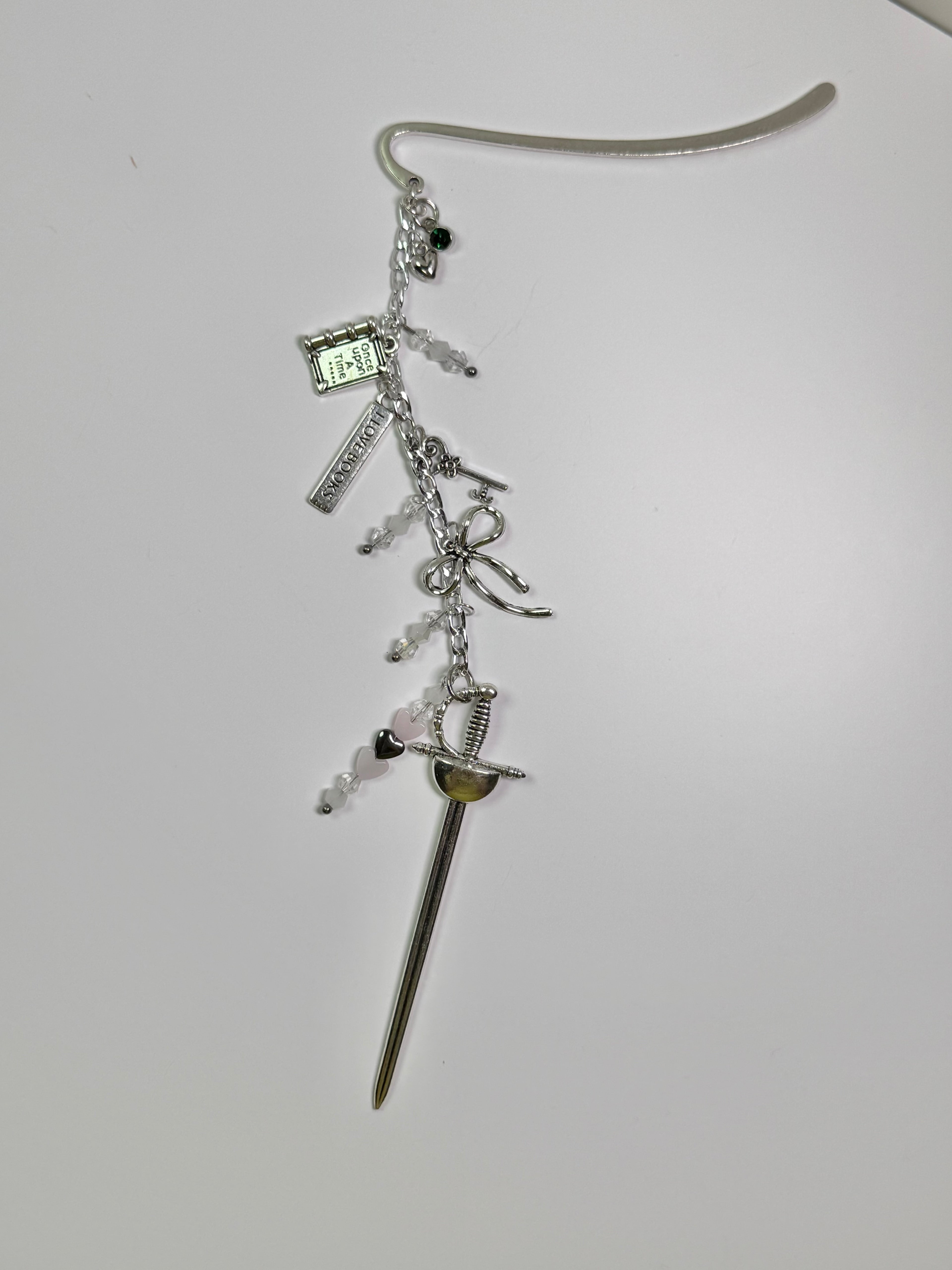 storyteller’s bookmark charm