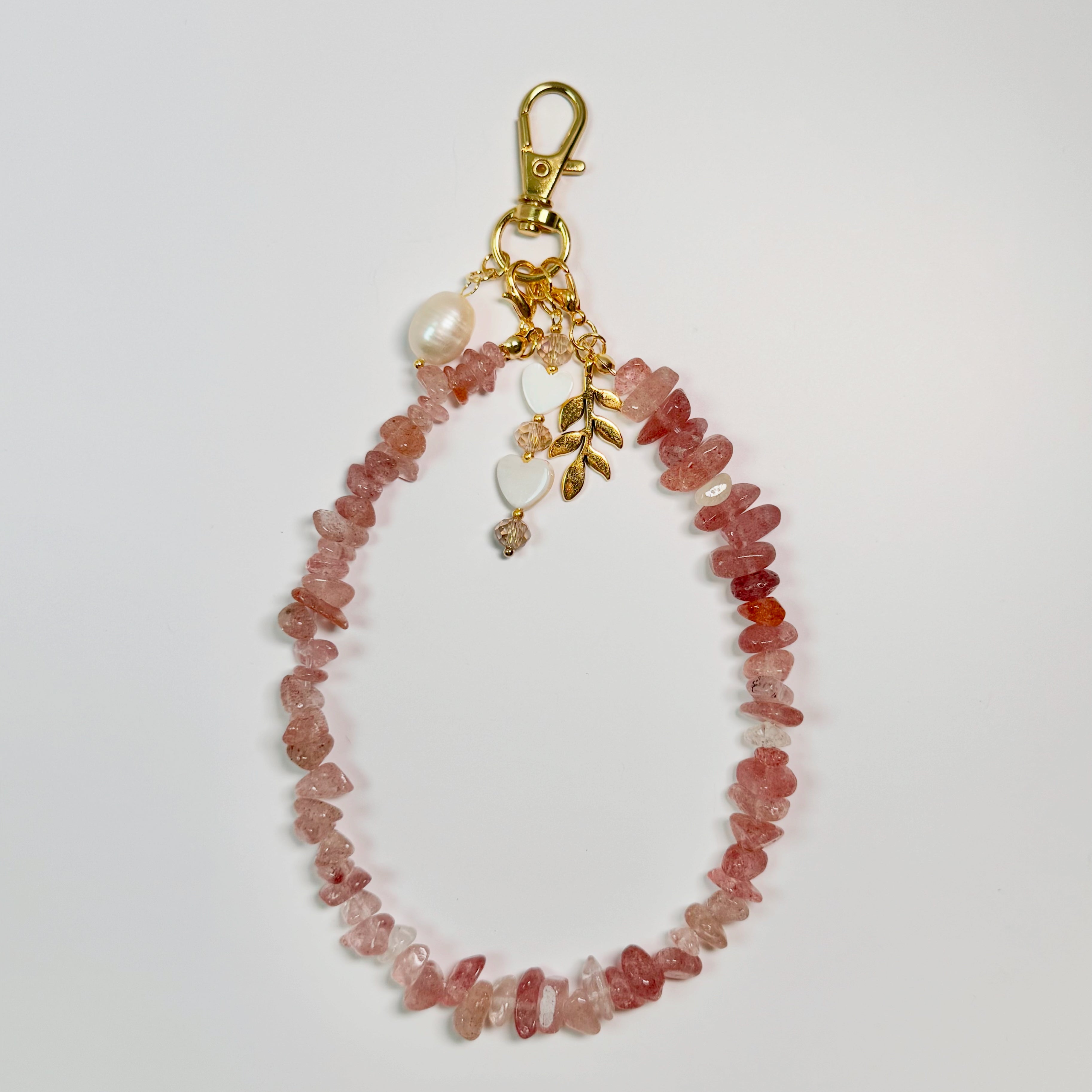rose petal strawberry charm